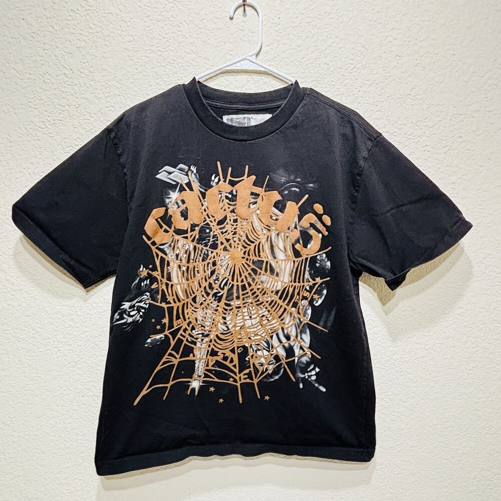 Sp5der T shirt Medium Black Web